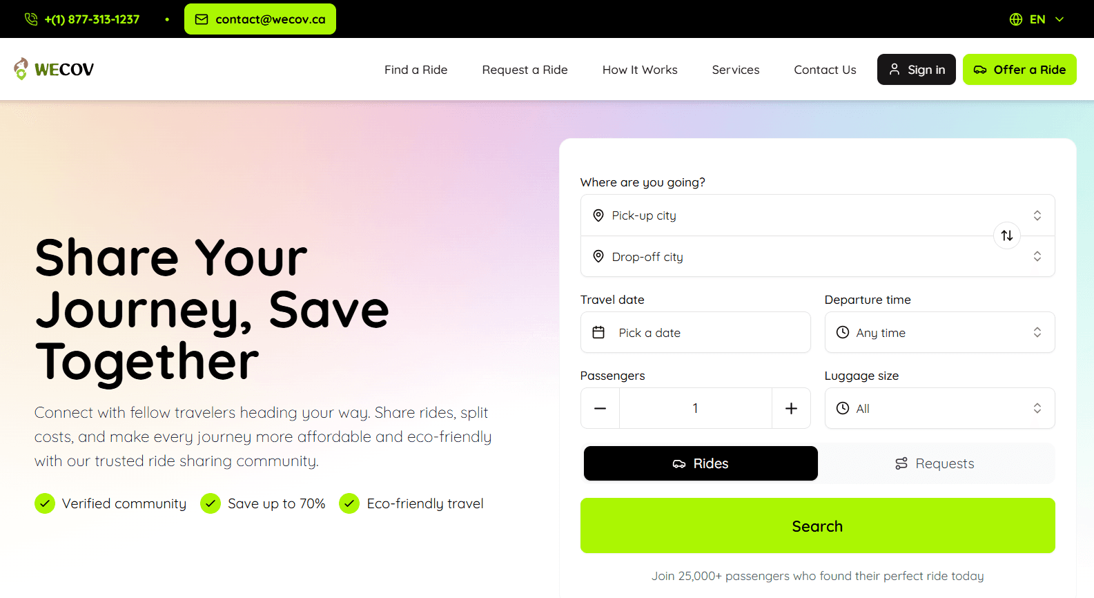 Revolutionizing Transportation Through Community-Powered Ride Sharing